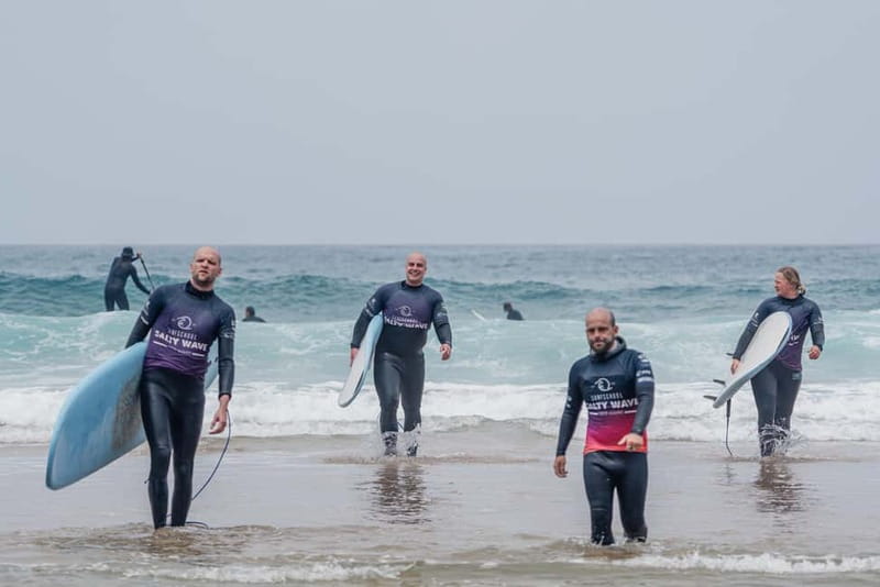 1 day surf lesson - 2.5 hours of surfing: how the time is used
