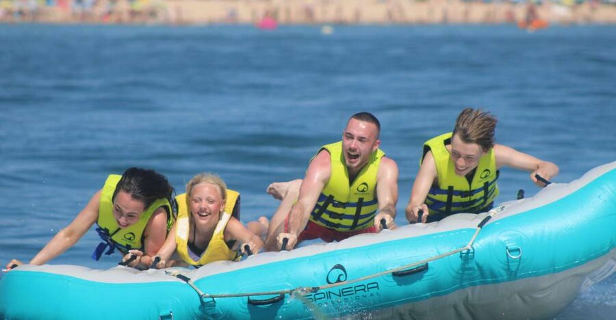 Albufeira: 10-Minute Crazy-Cookie Boat Ride - What a Crazy-Cookie Tow Ride Feels Like