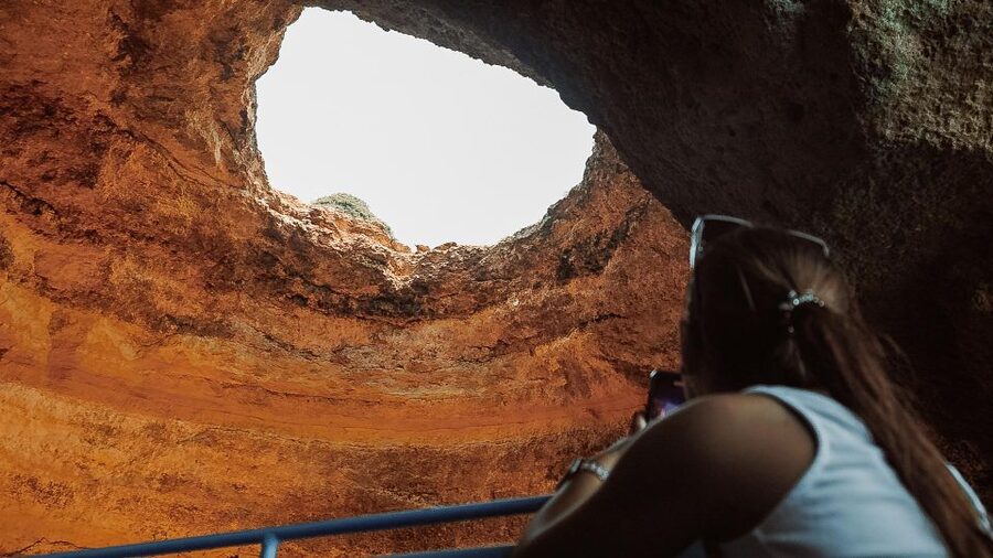 Albufeira: 2.5-Hour Dolphin Watching and Caves Trip - Benagil cave time, what entering the caves really gives you