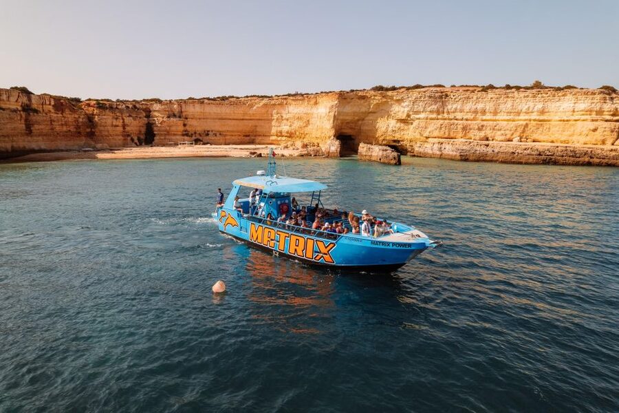 Albufeira: 2.5-Hour Dolphin Watching and Caves Trip - The quick Atlantic swim stop, when it makes sense