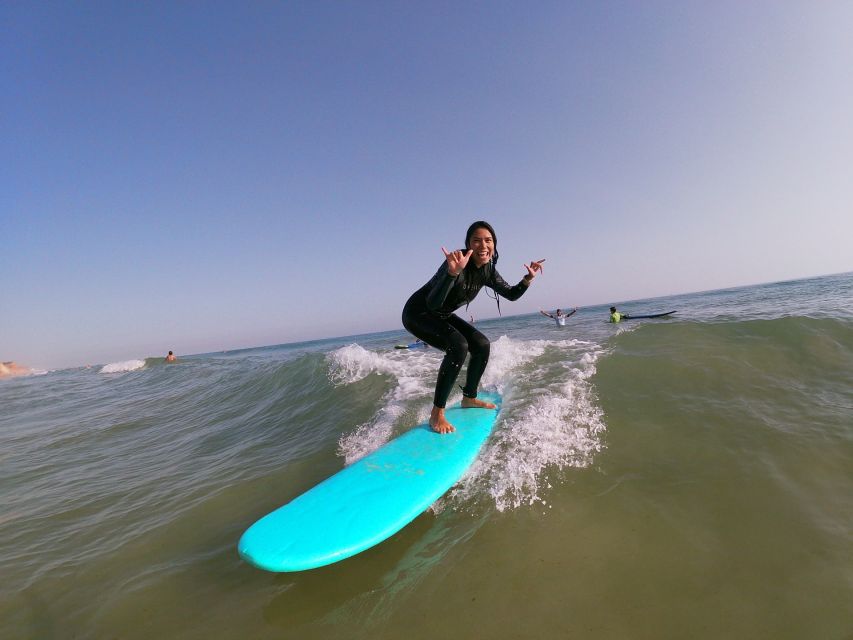 Albufeira: 2-Hour Falesia Beach Surf Lesson - From First Basics to Your First Stand