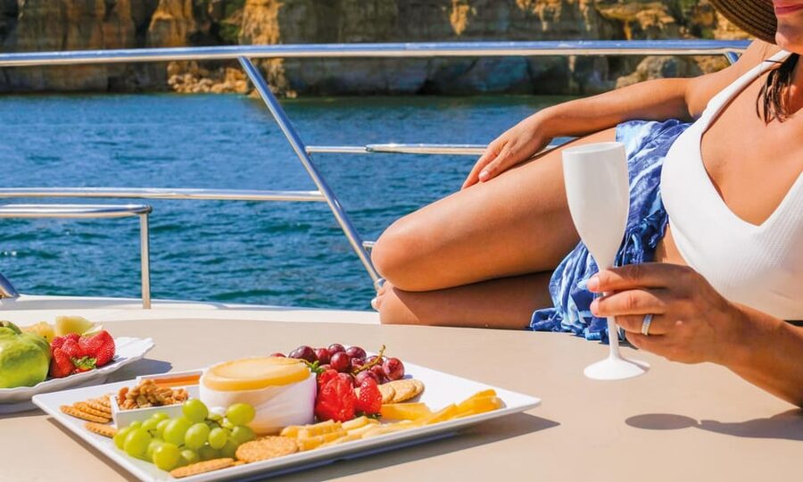Albufeira: 3-Hour Benagil Caves & Coastline Tour - "Unwind" - A 3-hour catamaran day that trades speed for good views