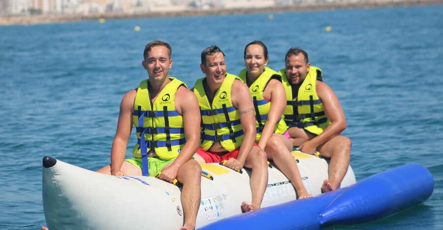 Albufeira: Banana Boat Adventure Ride - The Setup, Safety Vests, and Captain-Controlled Fun