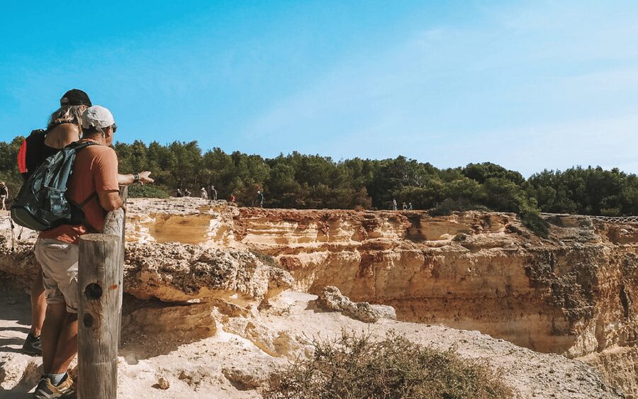 Albufeira: Benagil, Algar Seco, Marinha, and 7 Valleys Tour - Praia da Marinha: the best-kept-secret beach finish