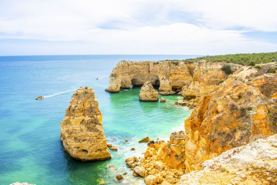 Albufeira: Benagil Caves & Dolphin Watching Speed Boat Tour - Entering the Benagil Caves: What You See, How Long You Stay, and Why Conditions Matter