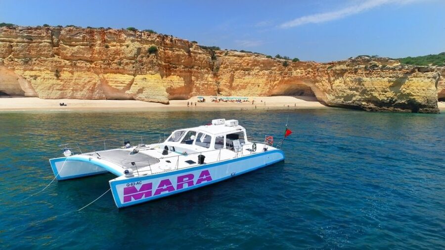 Albufeira: Catamaran Cruise with BBQ & Open Bar on the Beach - Sailing Out of Albufeira: Coast Views You Can Actually Feel