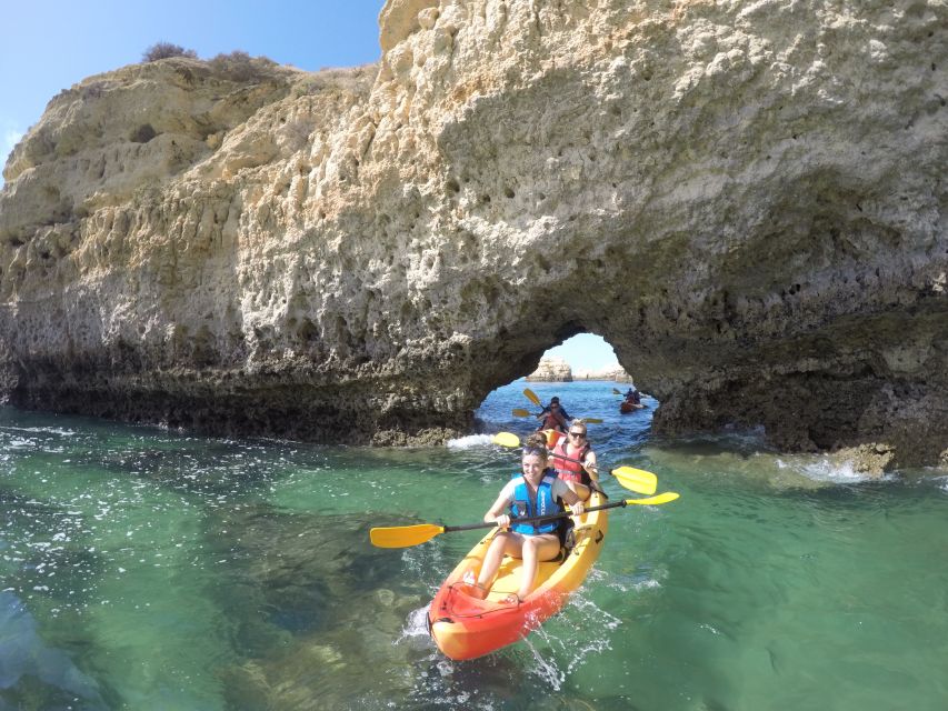 Albufeira: Caves and Cliffs Kayaking Tour - Stop by Stop: Praia do Castelo to the Secret Beach Swim