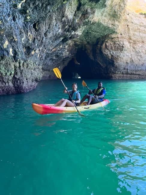 Albufeira: Caves and Cliffs Kayaking Tour - Safety and Instructor Support: What to Expect on the Water