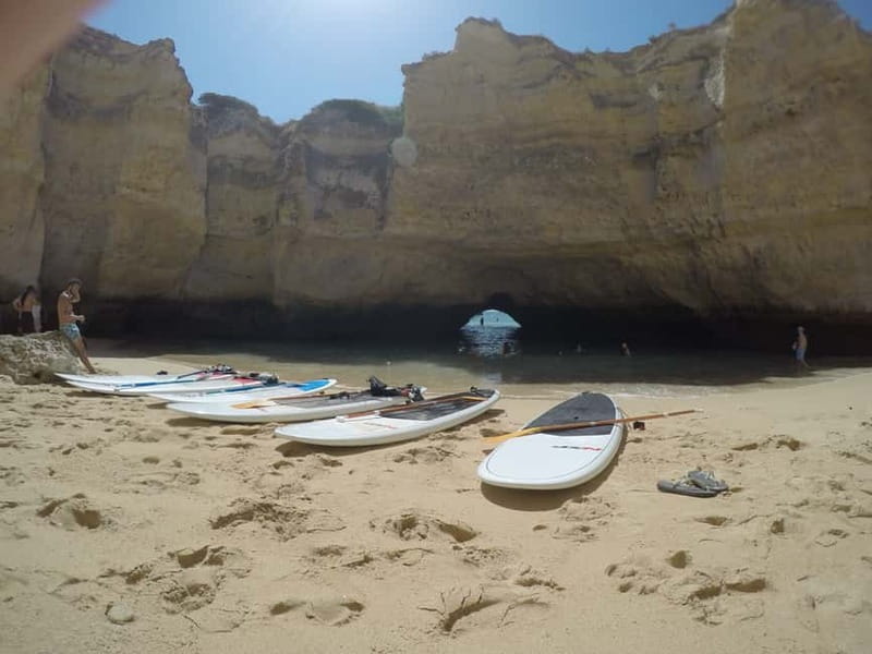 Albufeira: Caves and cliffs Paddleboarding (SUP) Tour - How long it really feels: almost 2 hours on the water