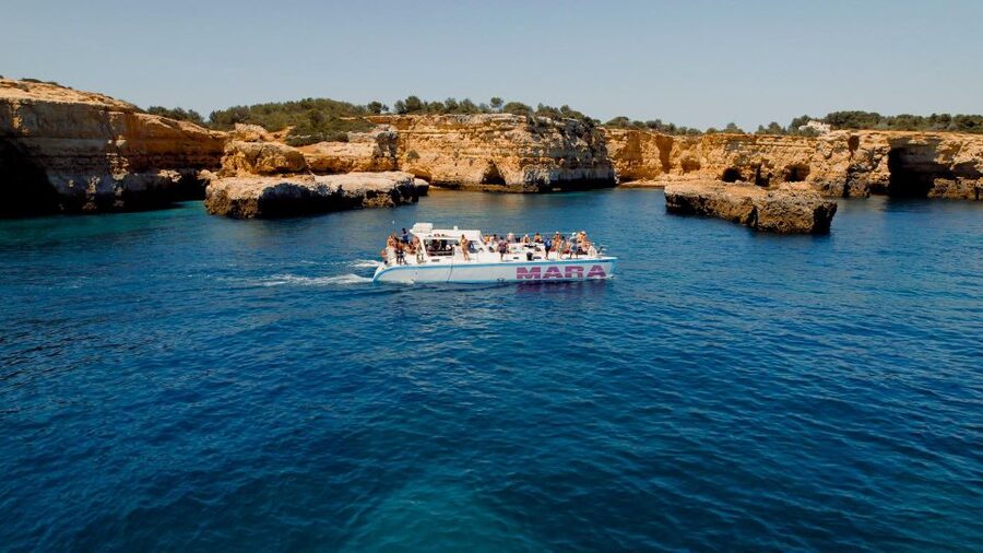 Albufeira: Caves and Coastline Catamaran Cruise to Benagil - The swimming stop: your best chance to feel the day, not just watch it