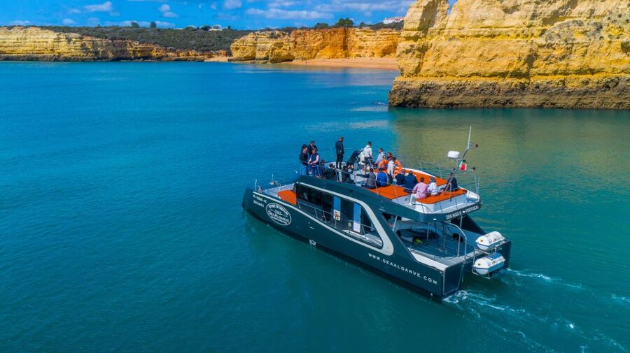 Albufeira: Coastline and Benagil Caves Tour by Catamaran - Benagil Sea Cave and Cathedral Cave: what “entering” really means for your experience