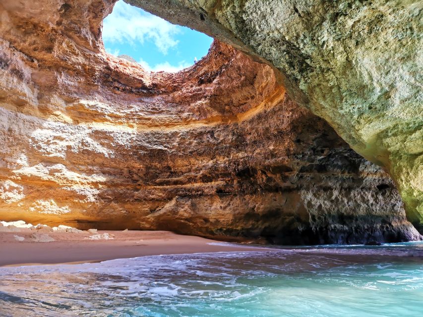 Albufeira: Coastline and Benagil Caves Tour by Catamaran - From Albufeira Marina: the smooth start and what you’ll feel onboard