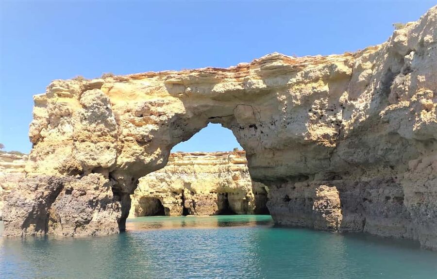 Albufeira: Dolphin Watching and Benagil Cave Boat Cruise - Dolphin watching with a marine biologist, how to spot them without stressing