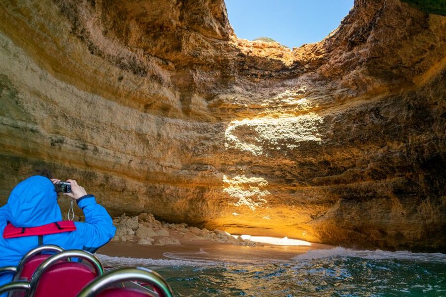 Albufeira: Dolphins, Benagil Caves and Coastline Boat Tour - Speed, wind, and how to dress so you enjoy the ride