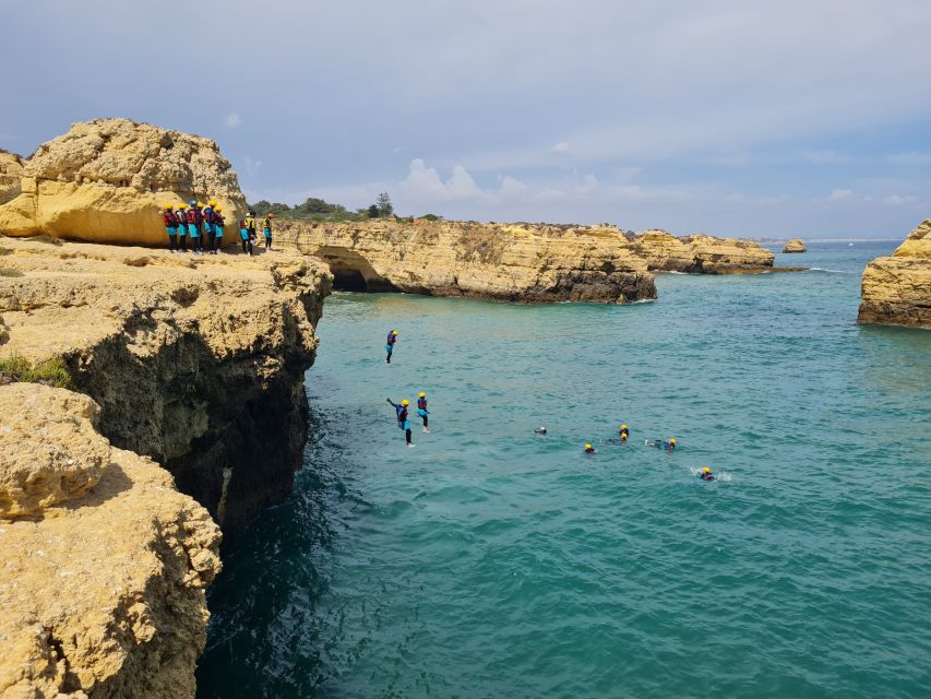 Albufeira: Guided Coasteering Tour with Cliff Jumping - Cliff jumps: how many, how they choose, and what options mean