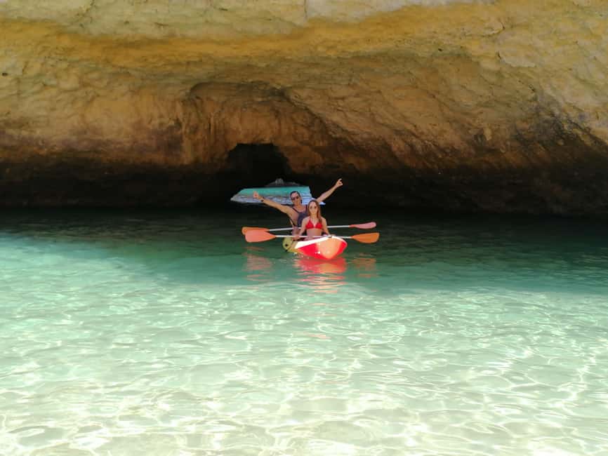 Albufeira: Kayak Tour of Hidden Caves and Secret Beaches - Getting fitted, learning turns, and feeling safe right away