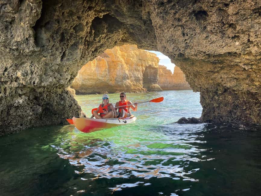 Albufeira: Kayak Tour of Hidden Caves and Secret Beaches - Guides make the difference: multilingual, attentive, and close to the action