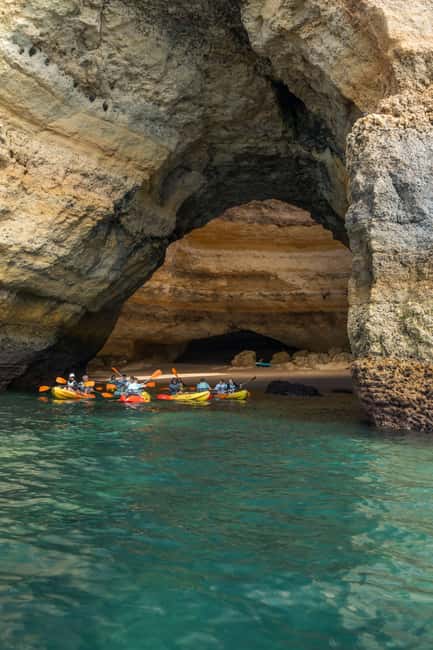 Albufeira Marina: Benagil Cave to Marinha Beach Kayak Tour - Key things worth knowing before you go