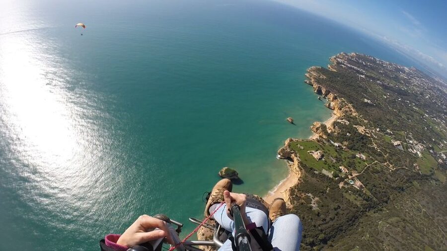 Albufeira: Paragliding and Paratrike Tandem Flights - The weather plan: Praia da Falésia if conditions allow