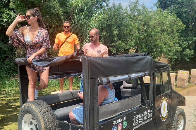 Albufeira Safari Tour with Waterfall<em>, Castle and Villages – Key things I’d circle in your planning’ /></p>
<ul>
<li><strong>Open-top 4×4 riding</strong> for less barrier between you and the views, plus that classic safari feeling</li>
<li><strong>Castle of Paderne and Roman Bridge</strong> stop that’s simple to enjoy, since admission is free</li>
<li><strong>Alte village time</strong> to slow down and see a traditional Portuguese settlement</li>
<li><strong>Queda do Vigário waterfall break</strong> with about an hour on location for swimming or just hanging out</li>
<li><strong>Included tastings</strong> (honey, fruit jams, spirits and liquors) that keep the tour snackable without forcing a full meal</li>
</ul>
<h2>The feel of an Albufeira hills safari, not a checklist tour</h2>
<p>, Castle and Villages – The feel of an Albufeira hills safari, not a checklist tour’ /><br />
This is the kind of day that works when you want a break from beach-town routines but you still want it to be easy. The tour runs about 4 hours, and it’s designed as a private experience, meaning only your group is on the vehicle. For a lot of people, that matters more than they expect. You can ask questions, move at a comfortable pace, and not feel rushed between stops.</p>
<p><p>The open-top 4×4 setup is part of the magic. You’re higher up than you would be on foot, and you get unobstructed views. It also means you’ll feel the wind more than you would in a closed vehicle. That’s great for scenery, and it’s worth taking seriously for comfort.</p>
</p>
<p><p>You’ll also like that this tour is flexible. It’s described as private with a custom itinerary and pace based on your interests. In practice, that usually means the guide isn’t reading from a script at every stop. The day can feel personal, especially if you’re traveling with family or marking a birthday, as shown by one review that singled out guide Cody.</p>
</p>
<div class="twil" style="margin: 20px 0; padding: 15px 0;"><p>More Jeep Safaris in Albufeira</p><ul style="margin: 10px 0; padding-left: 0; list-style: none;"><li style="margin: 0 0 12px 0; padding: 0 0 12px 0; border-bottom: 1px solid #eee; line-height: 1.4;"><a href="https://algarvetourreviews.com/half-day-tour-with-jeep-safari-in-the-algarve-mountains/">Half Day Tour with Jeep Safari in the Algarve Mountains</a><br><span style="font-size: 0.82em; color: #555;"><span style="color: #1F7A8C;">★</span> 5.0 · 745 reviews</span></li><li style="margin: 0 0 12px 0; padding: 0 0 12px 0; border-bottom: 1px solid #eee; line-height: 1.4;"><a href="https://algarvetourreviews.com/half-day-algarve-countryside-and-villages-jeep-safari/">Half-Day Algarve Countryside and Villages Jeep Safari</a><br><span style="font-size: 0.82em; color: #555;"><span style="color: #1F7A8C;">★</span> 5.0 · 598 reviews</span></li><li style="margin: 0; padding: 0; border-bottom: none; line-height: 1.4;"><a href="https://algarvetourreviews.com/albufeira-1-5-hour-off-road-tour-quad-adventure-tour/">Albufeira 1.5 hour Off-Road Tour Quad Adventure Tour</a><br><span style="font-size: 0.82em; color: #555;"><span style="color: #1F7A8C;">★</span> 4.0 · 343 reviews</span></li></ul></div><h2>Castle of Paderne and the Roman Bridge: short stop, strong payoff</h2>
<p><img width="670" height="446" decoding="async" src=