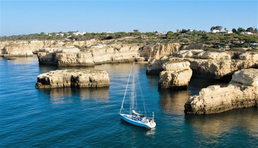 Albufeira: Sailing Boat Cruise BBQ & Open Bar on the Beach - Outside Benagil, Galé, and Carvoeiro: the “why it’s worth it” part
