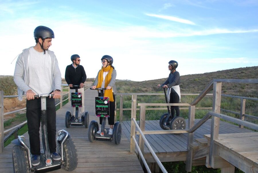 Albufeira: Salgados Nature Reserve Segway Tour - Where you meet: the big parking lot above Praia da Galé West