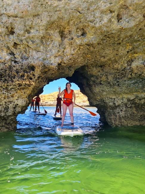 Albufeira SUP Secrets: Discover Albufeira’s Hidden Gems - São Rafael Beach launch: calm water, clear briefing, easy start