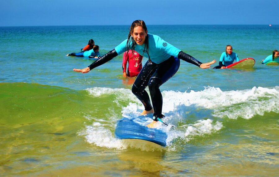 Albufeira: Surfing Lesson at Galé Beach - Coaching style: energetic, patient, and focused on real progress