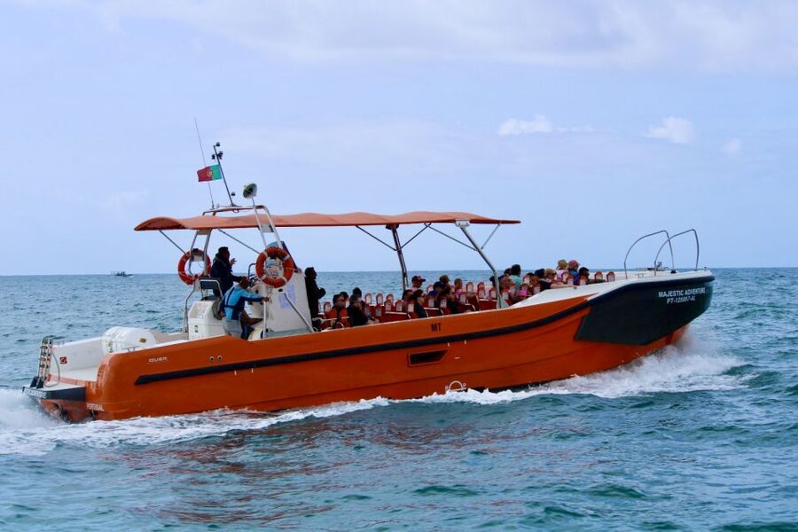 Algarve: Benagil Caves Open Speedboat Tour - The open speedboat setup: comfort, seating, and real handling