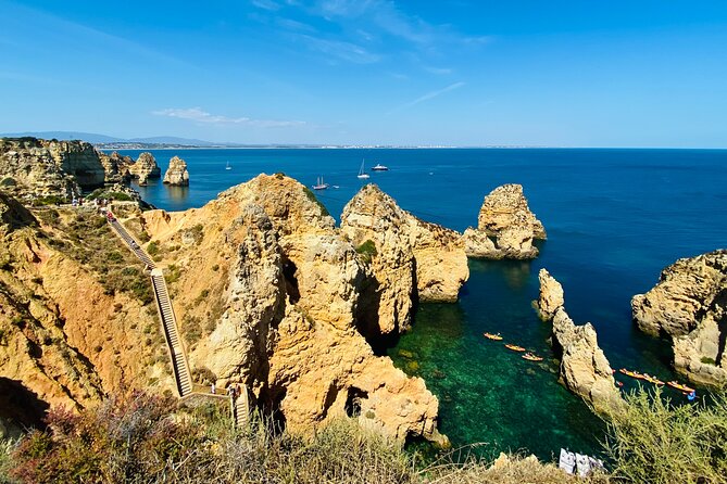Algarve: Lagos sightseeing guided tour with E-bikes - The in-between beach stop near Lagos and Praia da Luz