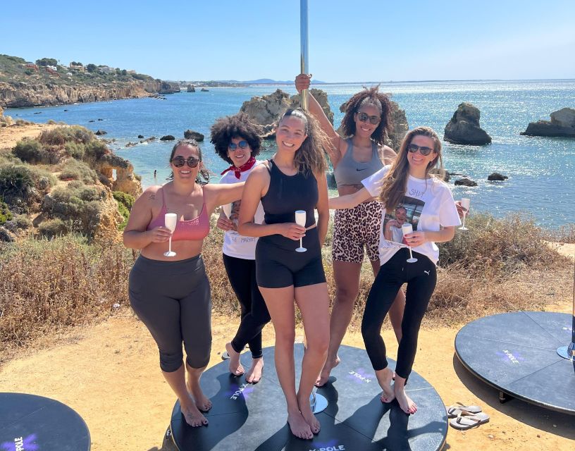 Algarve: Ocean View Pole Dance Experience with Prosecco - Poles, group size, and why the numbers matter