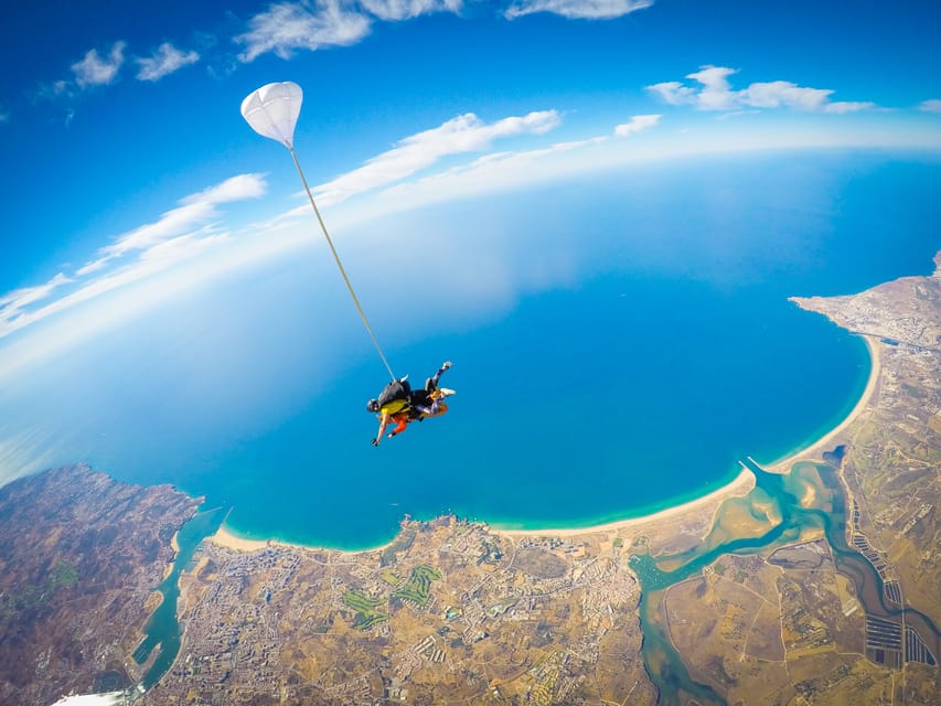 Algarve: Tandem Skydiving Adventure 15,000 to 10,000 Feet - The optional video and photo package: decide early to avoid sticker shock