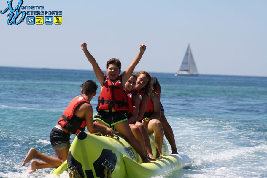 Armação de Pêra: Banana Boat Inflatable Ride - Where You Start Behind Holiday Inn and What to Expect Right Away