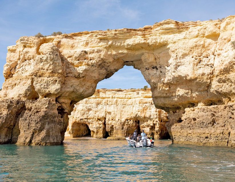 Armação de Pêra: Benagil´s 15 Best Caves Boat Tour - Stop-by-stop: caves and beaches you’ll see between Armação de Pêra and Alfanzina Lighthouse