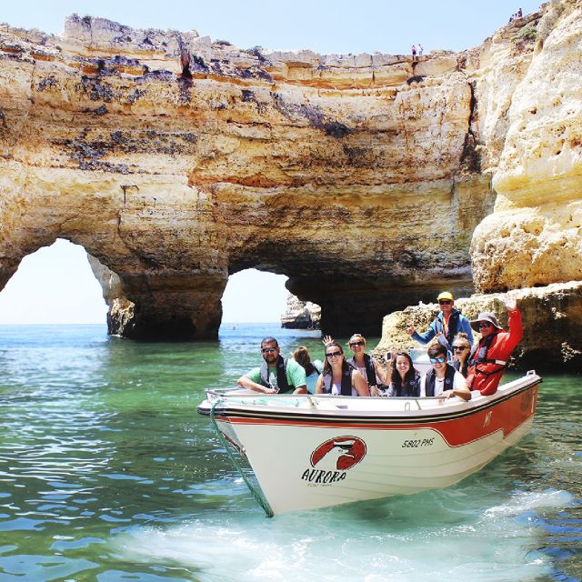 Armação de Pêra: Guided Boat Tour of Benagil's 15 Best Caves - The Small-Boat Setup: Life Jackets, Open Views, and Real Access