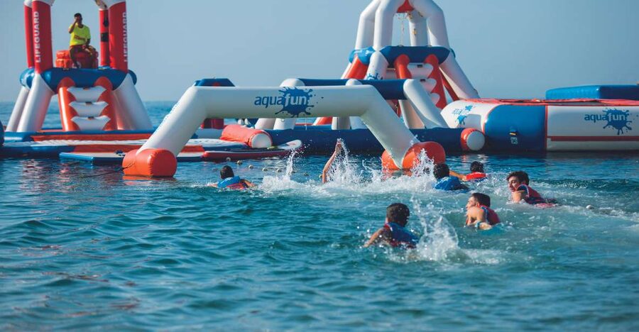 Armação de Pêra: Inflatable Waterpark Entry Ticket - The 30-Minute or 1-Hour Session, With a Real Safety Briefing