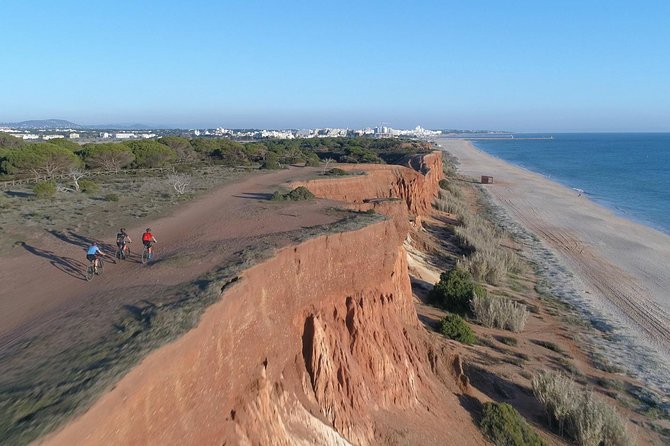 Beach and Cliffs MTB Tour - Riding east through Armação de Pêra and into Salgados