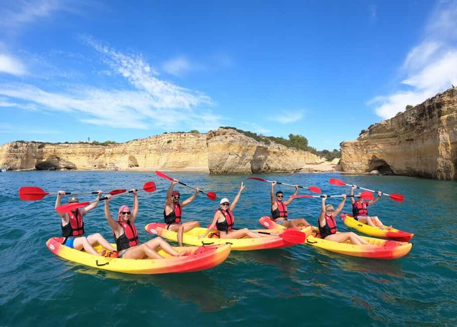 Benagil: 1:30Hour Kayak Rental with Private Parking - The Route You’ll Paddle: Arches, Beaches, and Praia da Marinha