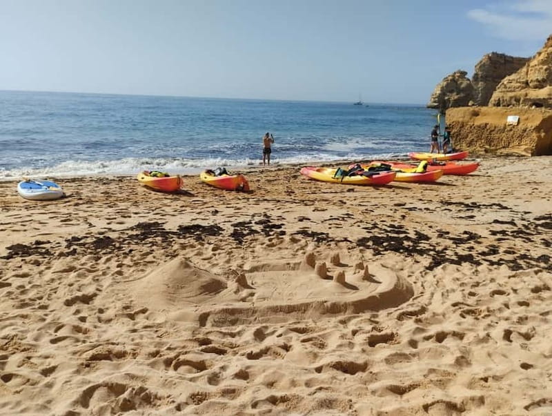 Benagil: Benagil Beach Kayak Rental - Praia da Marinha arches: the next wow moment