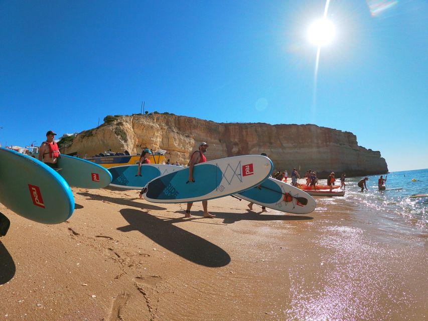 Benagil: Benagil Cave Stand Up PaddleBoard Tour at Sunrise - Photos and Gear That Actually Help: GoPro Shots and Sanitized Equipment