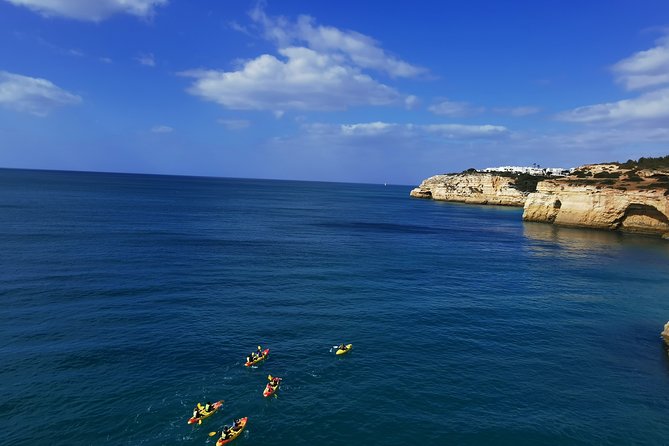 Benagil Cave - Sunrise or Sunset Kayak Tour (Small groups) - The kayaking route: Algar de Benagil, Carvalho Beach, and Praia da Marinha