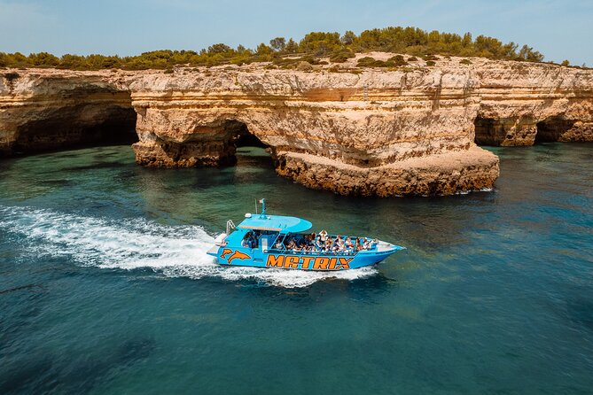 Benagil Caves and Dolphin Watching - 2.5h - Coastline stops: Marinha Beach and the rock formations you notice once you’re moving