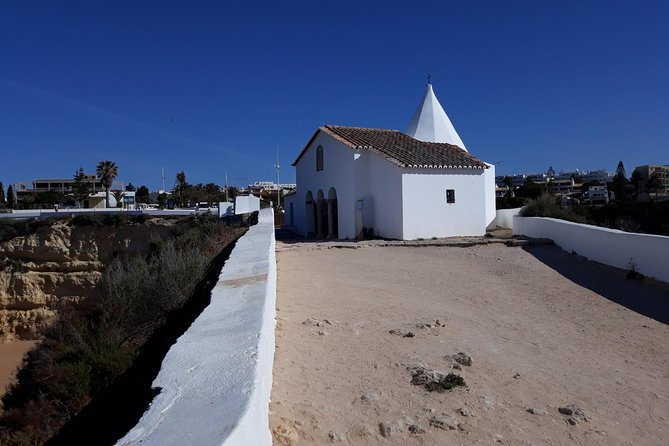 Benagil caves by land in a Tuk Tour - Stop 3: Praia da Marinha and the Seven Hanging Valei View