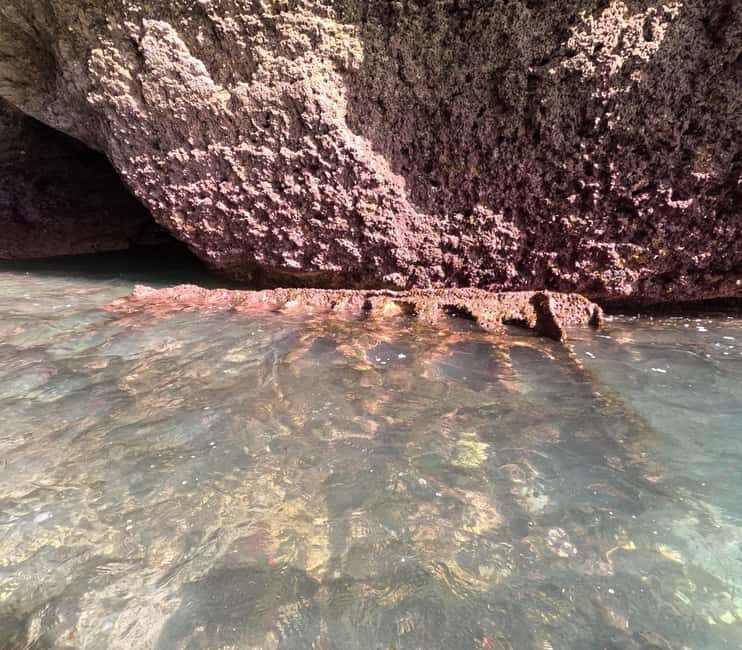 Benagil: Discover Benagil on a Guided paddle-boarding Tour - Praia da Marinha and the rock formations boats miss