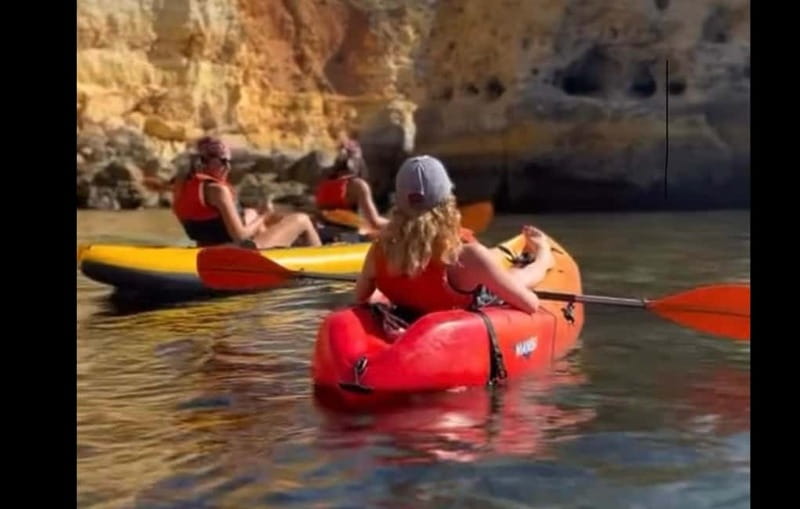 Benagil: Guided Kayak Tour inside caves and Praia da Marinha - What you actually see in Benagil Sea Cave and the grottos