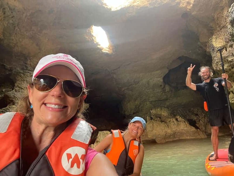 Benagil: Guided Kayak Tour inside caves and Praia da Marinha - Praia da Marinha views that make the paddle feel worth it