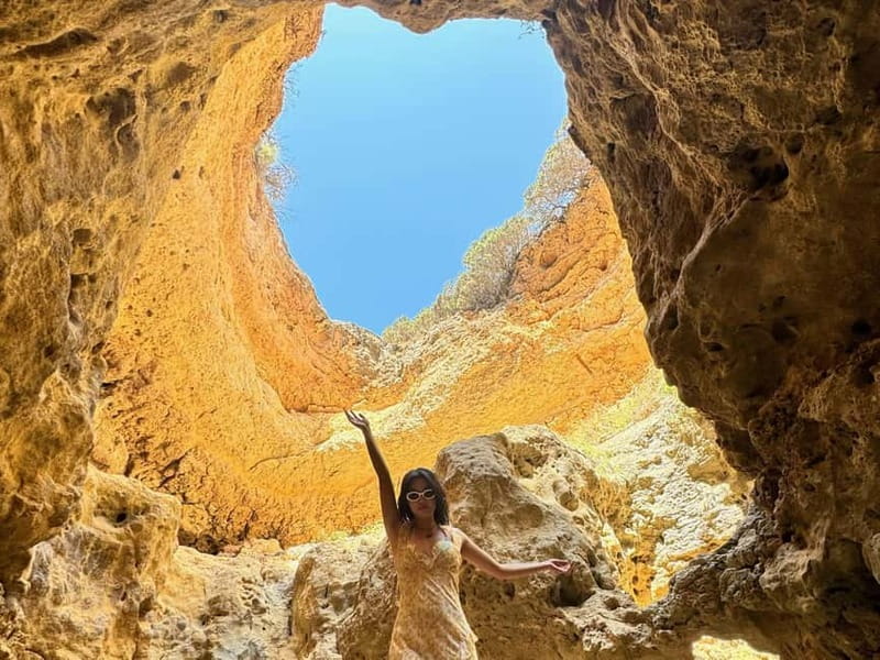 Benagil Kayak Tour: Explore Secret Caves with Licensed Guide - Safety and comfort: lifevest, adjustable seat, and waterproof everything