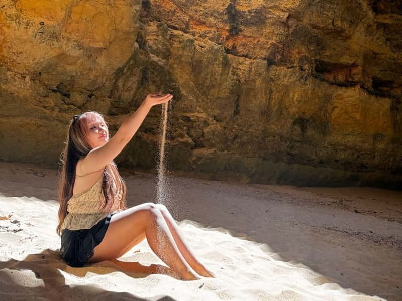 Benagil Kayak Tour: Explore Secret Caves with Licensed Guide - The route you’ll follow: Albandeira to Praia da Marinha and on to Benagil