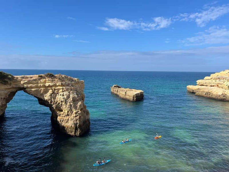 Benagil Kayak Tour: Explore Secret Caves with Licensed Guide - Wind, cold water, and how conditions can change the plan