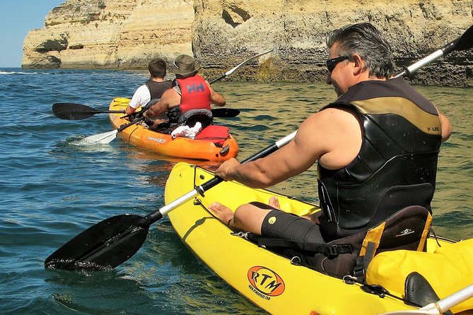 Benagil Kayak Tour On Board a Fantastic Catamaran - Kayak Time in Algar de Benagil: Guided Caves at Water Level